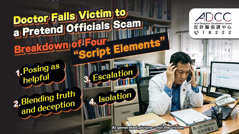 Doctor Falls Victim to a “Highly Sophisticated” Pretend Officials Scam Featuring Four Key Script Elements: Posing as Helpful, Blending Truth and Deception…Pretend Officials